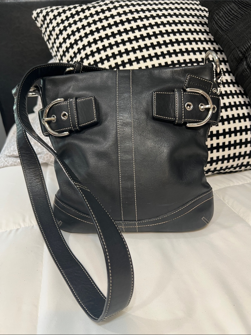 Coach Soho Vintage Slim Duffle Shoulder Bag